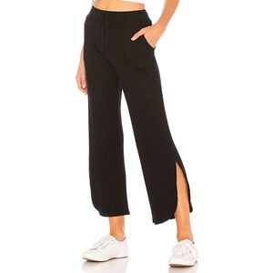 LNA Curve Ribbed Pant in Black Size Small